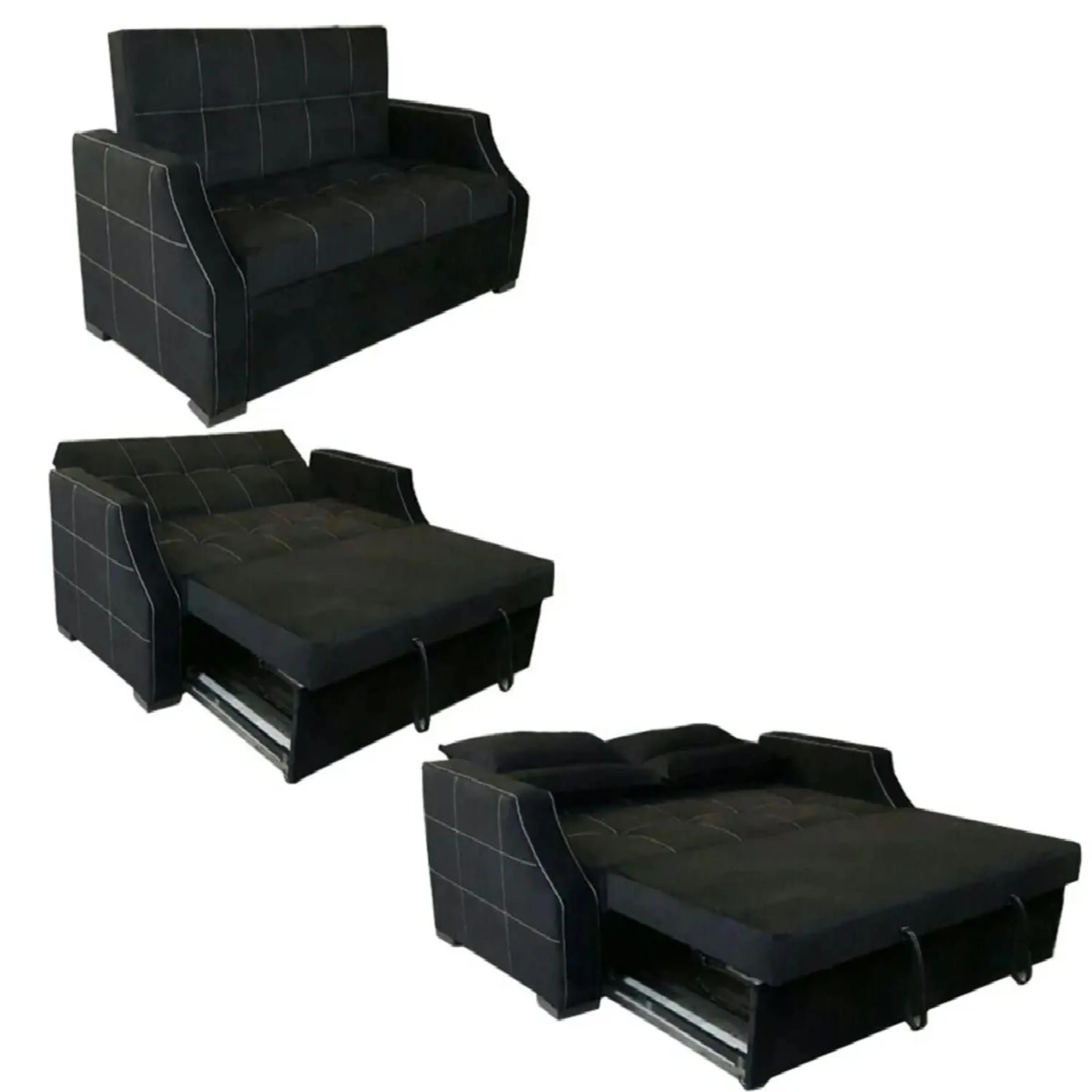 مبل تختخوابشو مدل ریلکسی 2 نفره مبل تختخوابشو مدل ریلکسی 2 نفره